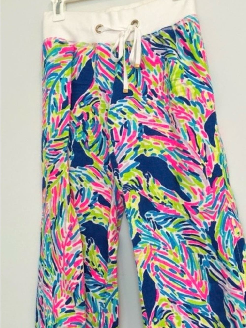 Lilly Pulitzer Beach Pant Summer Flowy Flare Vacation Cover Up Swim Resort Wear
